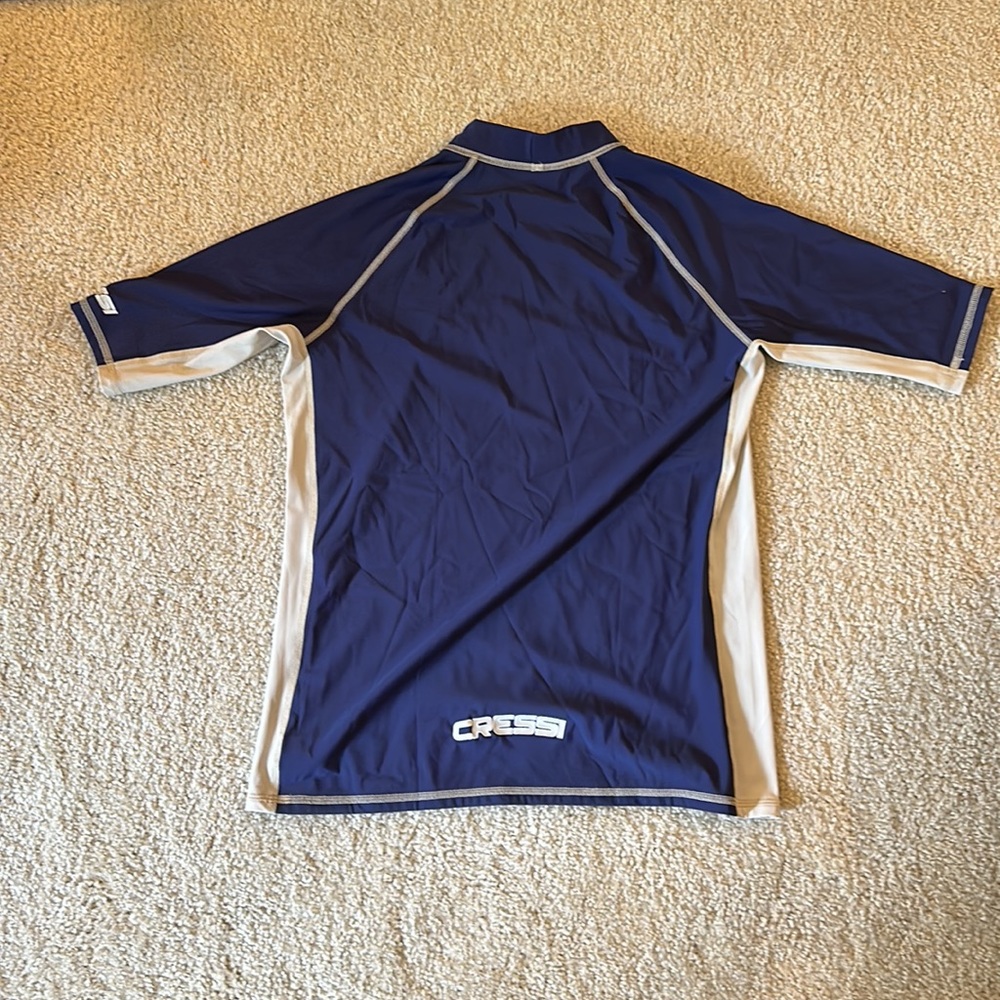 Blue Swim Shirt / Rash Guard - Picture 3 of 3